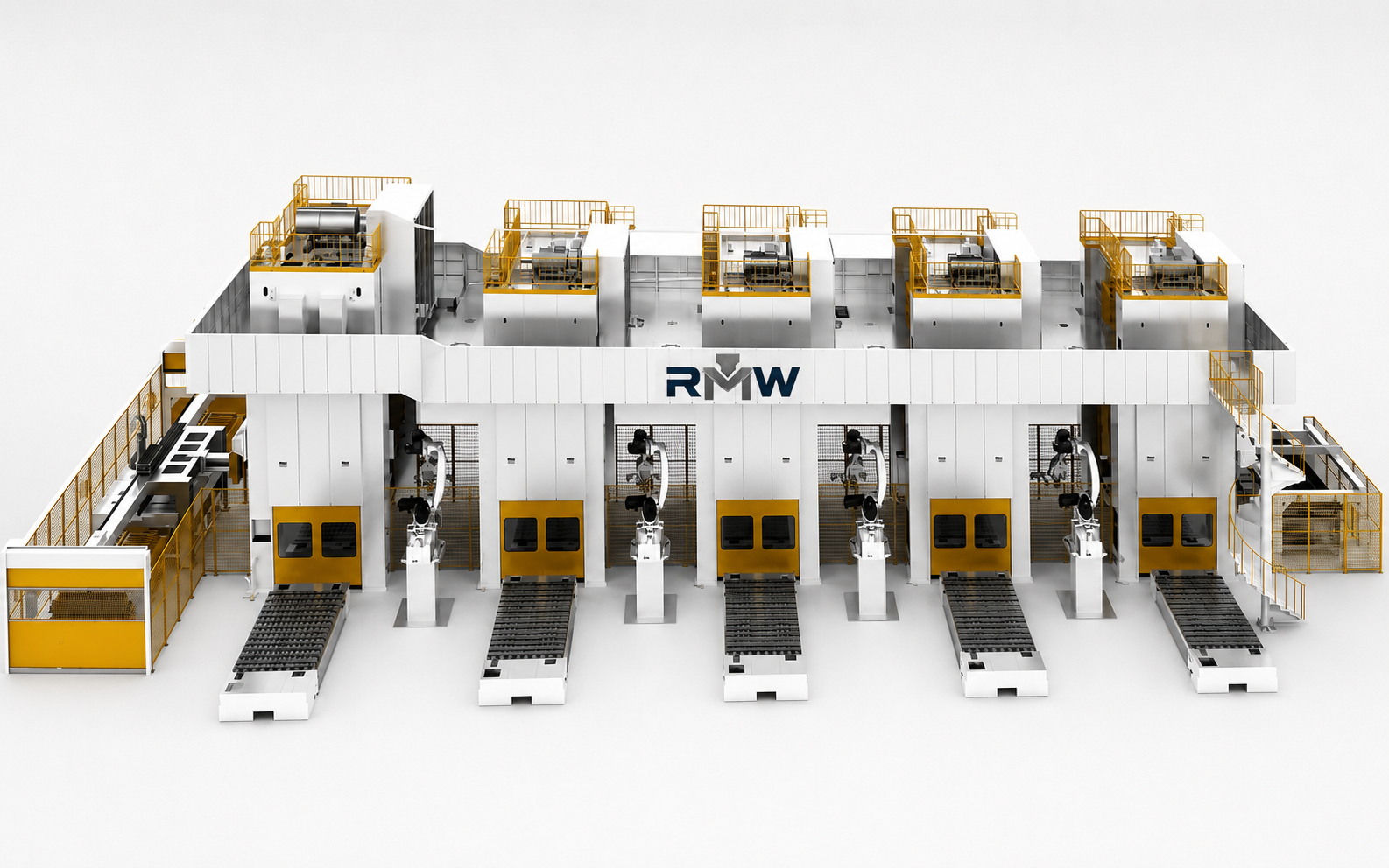 RMW turnkey robotic press automation line
