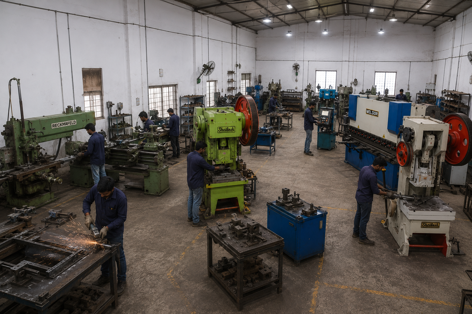 Wide view of the RMW workshop